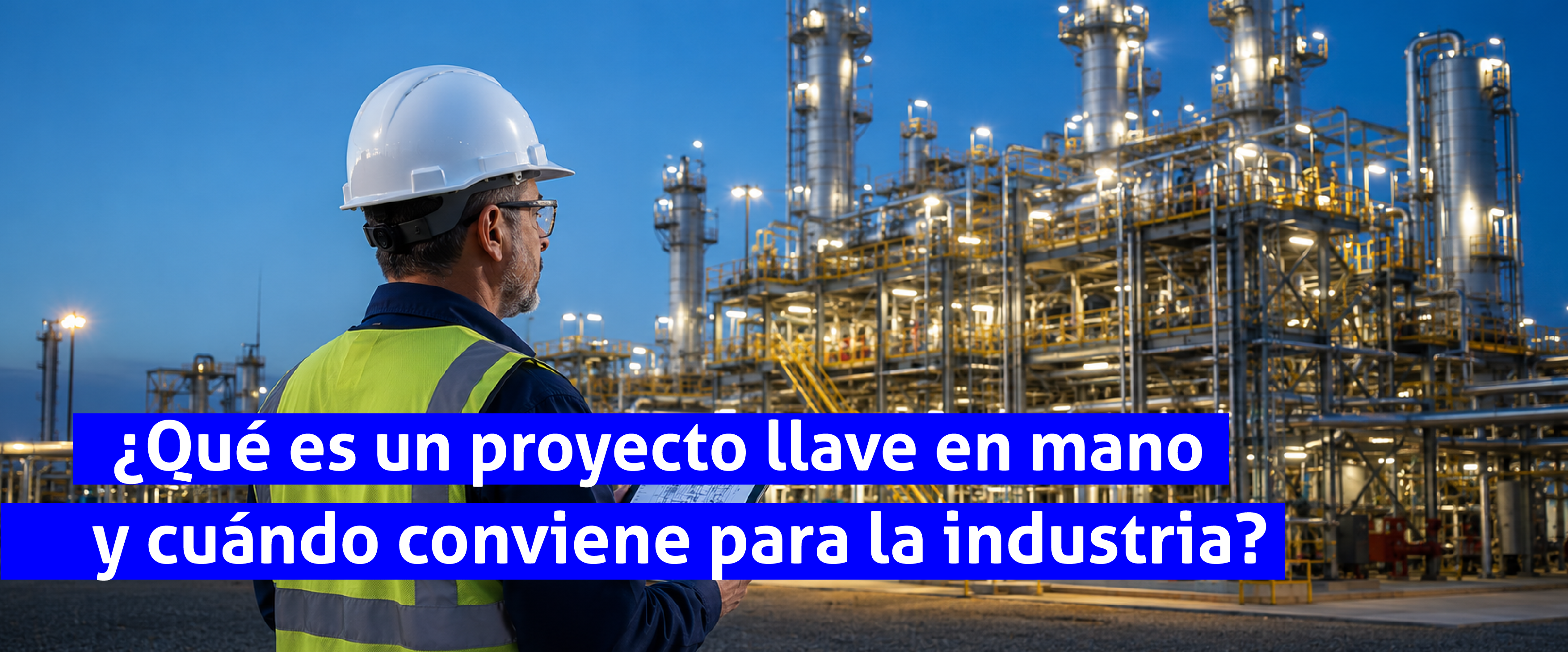 ¿Qué es un proyecto llave en mano y cuándo conviene para la industria?