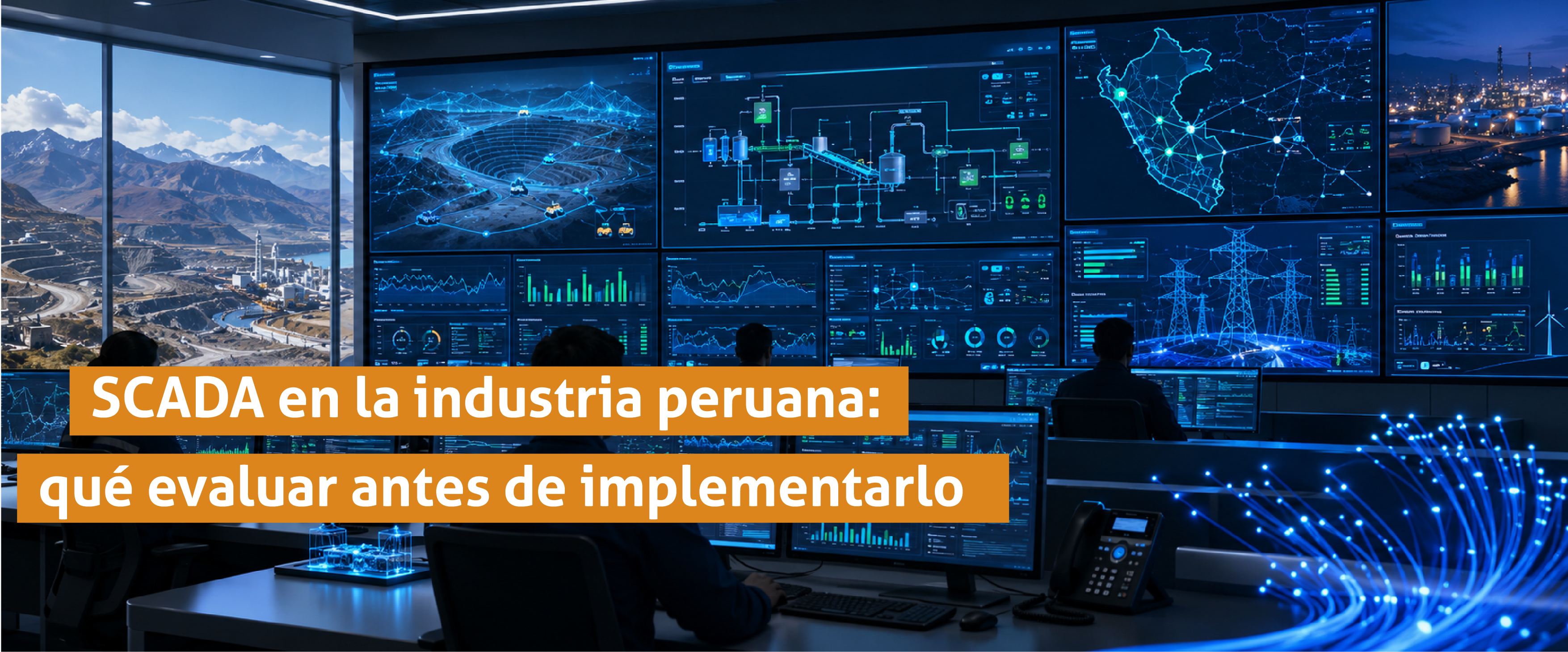 SCADA en la industria peruana: qué evaluar antes de implementarlo